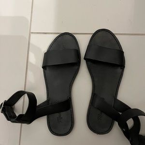 Madewell black sandal. Size 7 work maybe 10 times or less